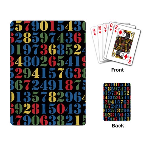 pop038a Playing Cards Single Design from ArtsNow.com Back