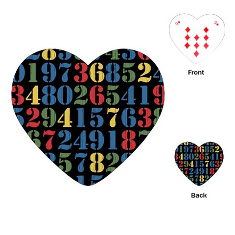 pop038a Playing Cards (Heart) from ArtsNow.com Front