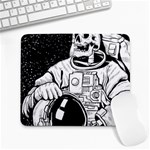 Halloween Skeleton Astronaut Large Mousepad