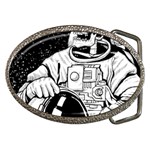 Halloween Skeleton Astronaut Belt Buckle