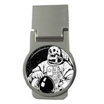 Halloween Skeleton Astronaut Money Clip (Round)