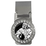 Halloween Skeleton Astronaut Money Clip (CZ)