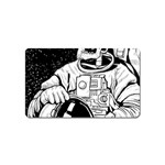 Halloween Skeleton Astronaut Magnet (Name Card)