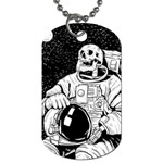 Halloween Skeleton Astronaut Dog Tag (One Side)