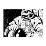 Halloween Skeleton Astronaut Sticker A4 (10 pack)