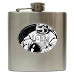 Halloween Skeleton Astronaut Hip Flask (6 oz)