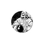 Halloween Skeleton Astronaut Golf Ball Marker