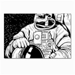 Halloween Skeleton Astronaut Postcard 4 x 6  (Pkg of 10)