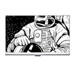 Halloween Skeleton Astronaut Business Card Holder