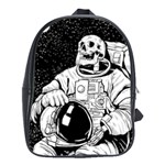 Halloween Skeleton Astronaut School Bag (Large)