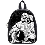 Halloween Skeleton Astronaut School Bag (Small)