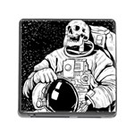 Halloween Skeleton Astronaut Memory Card Reader (Square 5 Slot)