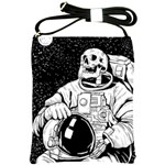 Halloween Skeleton Astronaut Shoulder Sling Bag