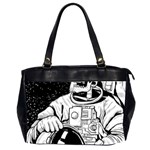 Halloween Skeleton Astronaut Oversize Office Handbag (2 Sides)