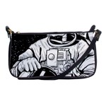 Halloween Skeleton Astronaut Shoulder Clutch Bag