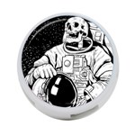 Halloween Skeleton Astronaut 4-Port USB Hub (One Side)