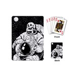 Halloween Skeleton Astronaut Playing Cards (Mini)