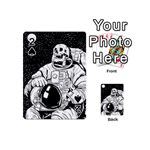 Halloween Skeleton Astronaut Playing Cards 54 (Mini)