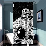 Halloween Skeleton Astronaut Shower Curtain 36  x 72  (Stall)