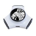 Halloween Skeleton Astronaut 3-Port USB Hub