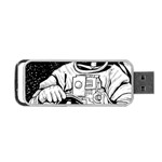 Halloween Skeleton Astronaut Portable USB Flash (One Side)