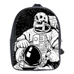 Halloween Skeleton Astronaut School Bag (XL)