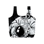 Halloween Skeleton Astronaut Full Print Recycle Bag (S)