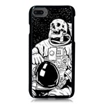 Halloween Skeleton Astronaut Apple iPhone 8 Seamless Case (Black)