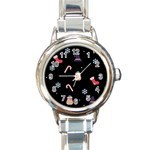 christmas buona befana Round Italian Charm Watch