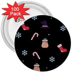 christmas buona befana 3  Button (100 pack)