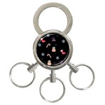 christmas buona befana 3-Ring Key Chain