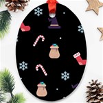 christmas buona befana Oval Ornament (Two Sides)