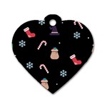 christmas buona befana Dog Tag Heart (One Side)