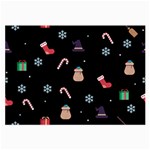 christmas buona befana Large Glasses Cloth