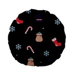 christmas buona befana Standard 15  Premium Round Cushion 