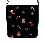 christmas buona befana Flap Closure Messenger Bag (L)