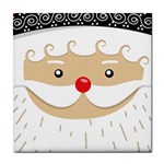 Santa Claus Face Tile Coaster