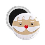 Santa Claus Face 2.25  Magnet