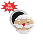 Santa Claus Face 1.75  Magnet (10 pack) 