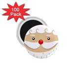 Santa Claus Face 1.75  Magnet (100 pack) 