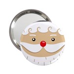 Santa Claus Face 2.25  Handbag Mirror