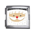 Santa Claus Face Mega Link Italian Charm (18mm)