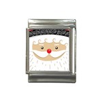 Santa Claus Face Italian Charm (13mm)