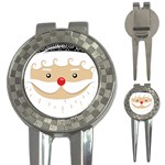 Santa Claus Face 3-in-1 Golf Divot