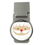 Santa Claus Face Money Clip (Round)