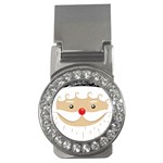 Santa Claus Face Money Clip (CZ)