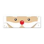 Santa Claus Face Sticker (Bumper)