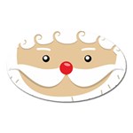 Santa Claus Face Magnet (Oval)