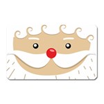 Santa Claus Face Magnet (Rectangular)