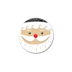 Santa Claus Face Golf Ball Marker